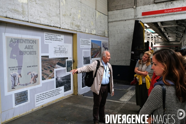 Journees europeennes du patrimoine.Les secrets du Grand Train.Le depot de la Chapelle lieu emblematique du Reseau Nord de la SNCF