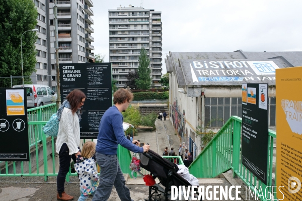 Journees europeennes du patrimoine.Les secrets du Grand Train.Le depot de la Chapelle lieu emblematique du Reseau Nord de la SNCF