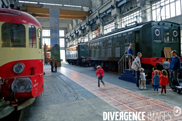 Journees europeennes du patrimoine.Les secrets du Grand Train.Le depot de la Chapelle lieu emblematique du Reseau Nord de la SNCF