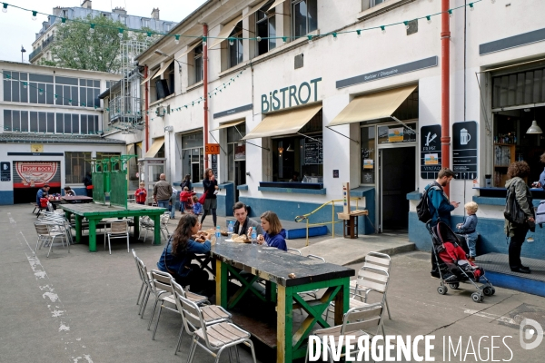 Le Grand Train, Ground Control, friche ferroviaire futur site du quartier Ordener Poissonniers