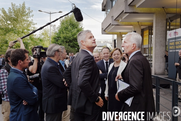 Laurent Wauquiez avec Guillaume Pepy