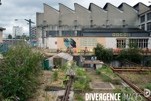 Le Grand Train, Ground Control, friche ferroviaire futur site du quartier Ordener Poissonniers