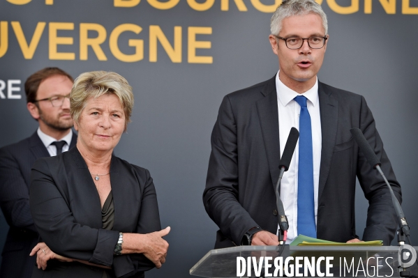 Marie Guite Dufay avec Laurent Wauquiez