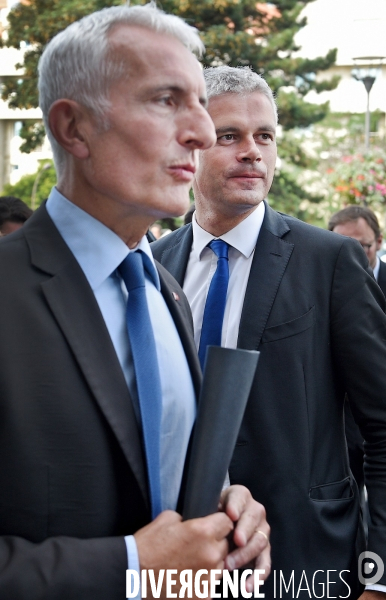 Laurent Wauquiez avec Guillaume Pepy