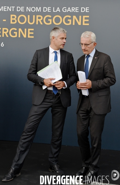 Laurent Wauquiez avec Guillaume Pepy