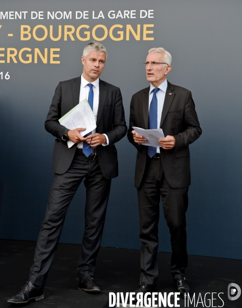 Laurent Wauquiez avec Guillaume Pepy