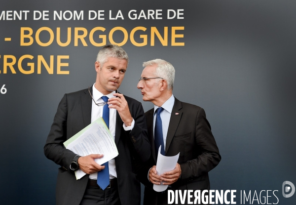 Laurent Wauquiez avec Guillaume Pepy