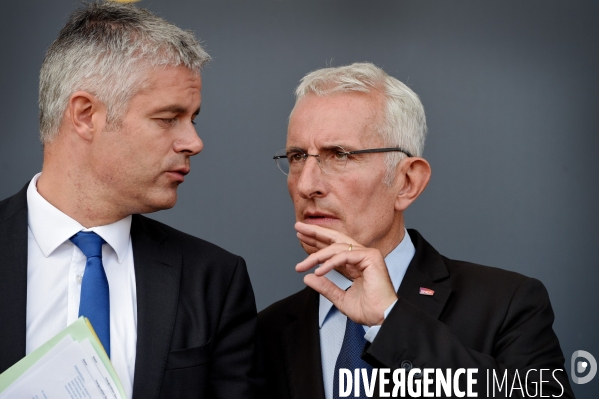 Laurent Wauquiez avec Guillaume Pepy