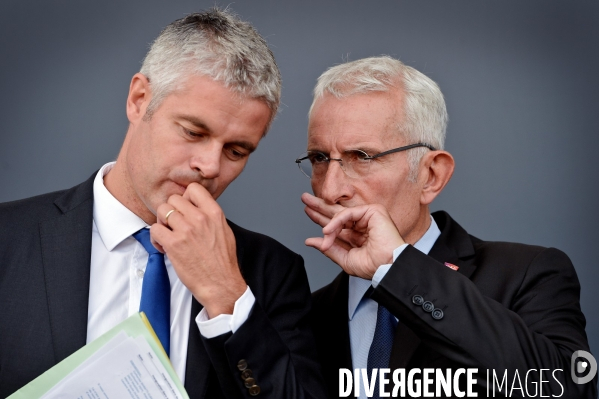 Laurent Wauquiez avec Guillaume Pepy