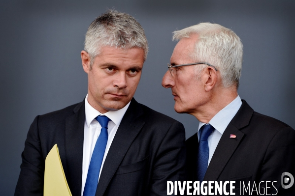 Laurent Wauquiez avec Guillaume Pepy