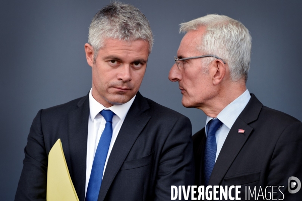 Laurent Wauquiez avec Guillaume Pepy