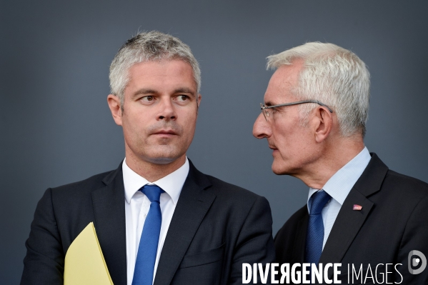 Laurent Wauquiez avec Guillaume Pepy