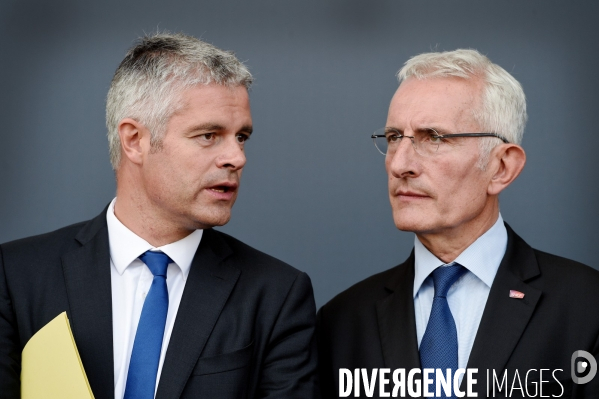 Laurent Wauquiez avec Guillaume Pepy