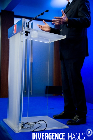 Copé: Conférence de presse après une réunion du bureau politique de l UMP, Paris, 20/06/2012