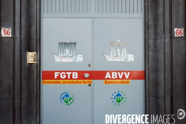 Anvers.Le siege du syndicat progressite FGTB