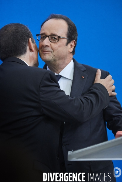 François Hollande à Dammartin-en-Goële