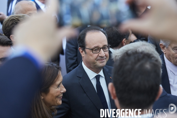 François Hollande à Dammartin-en-Goële