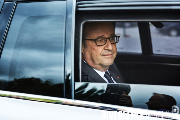 François Hollande à Dammartin-en-Goële