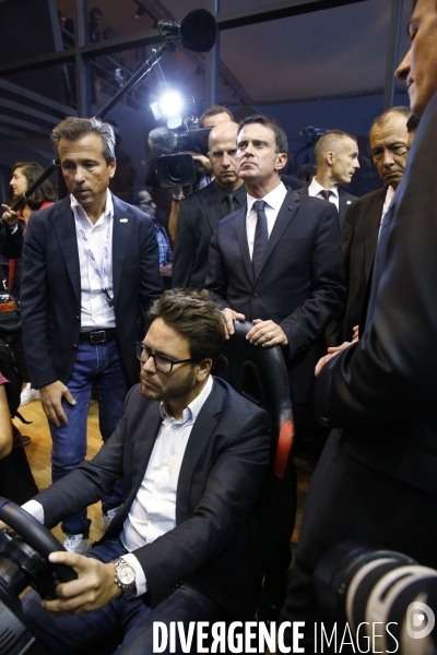 Manuel Valls PM salon de l auto 2016