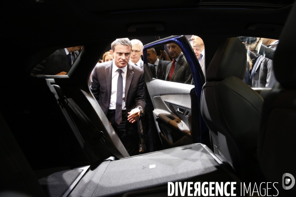 Manuel Valls PM salon de l auto 2016