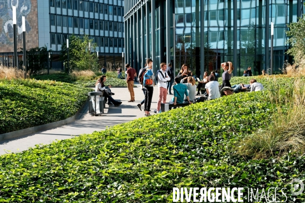 Le campus Jussieu,universite Pierre et Marie Curie