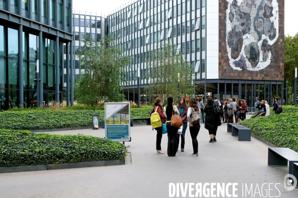 Le campus Jussieu,universite Pierre et Marie Curie