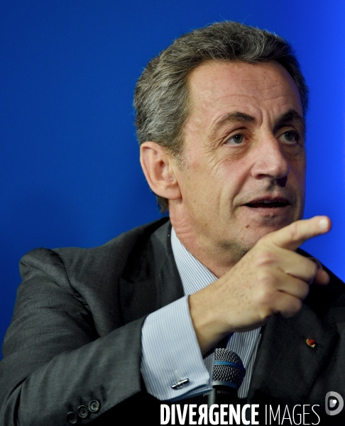 Nicolas Sarkozy avec Arnaud Montebourg