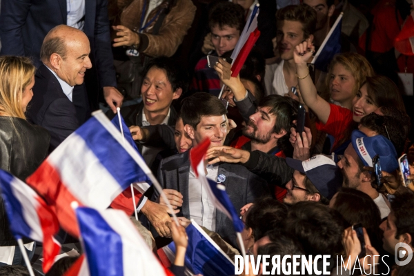 Un meeting consacré aux jeunes pour Alain JUPPE.