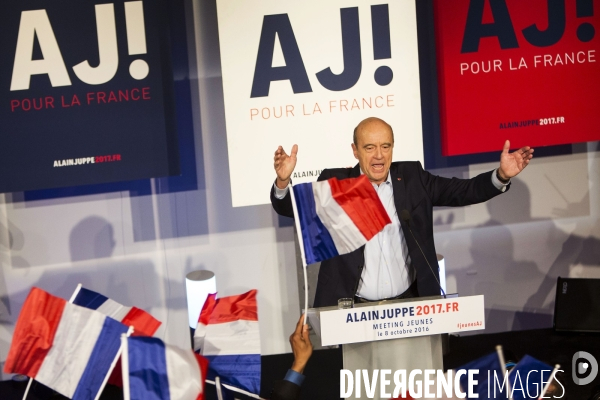 Un meeting consacré aux jeunes pour Alain JUPPE.