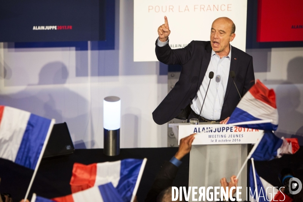 Un meeting consacré aux jeunes pour Alain JUPPE.