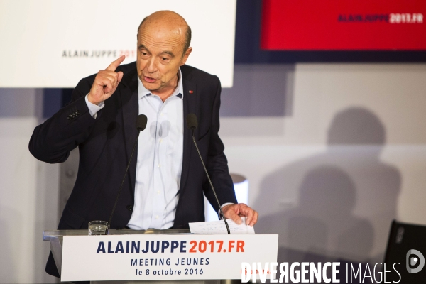 Un meeting consacré aux jeunes pour Alain JUPPE.