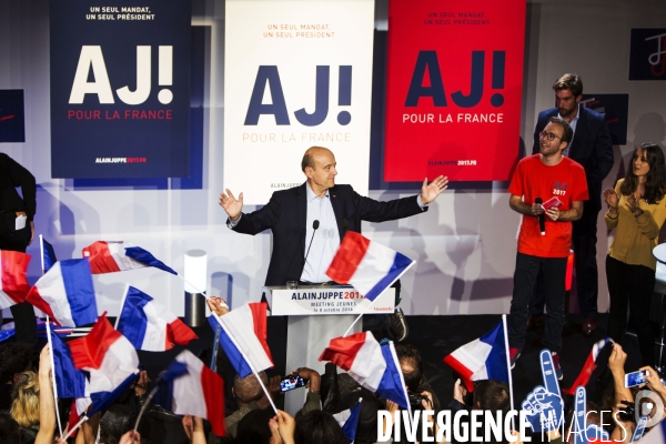 Un meeting consacré aux jeunes pour Alain JUPPE.