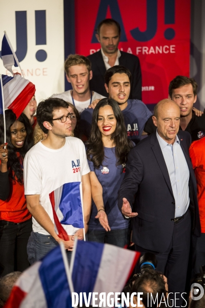 Un meeting consacré aux jeunes pour Alain JUPPE.