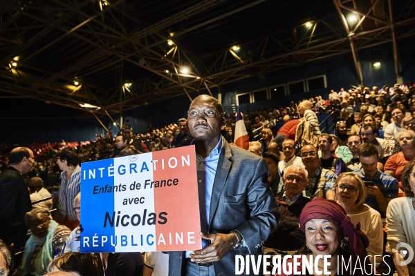 Meeting Nicolas Sarkozy au Zenith