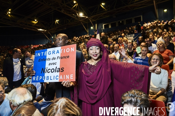 Meeting Nicolas Sarkozy au Zenith