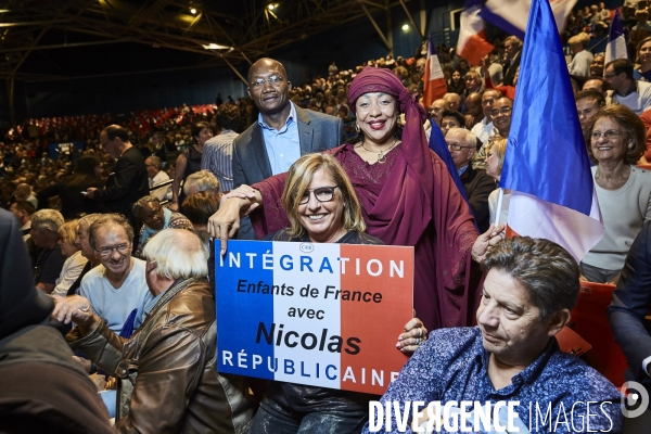 Meeting Nicolas Sarkozy au Zenith