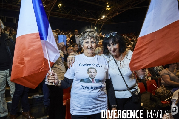 Meeting Nicolas Sarkozy au Zenith