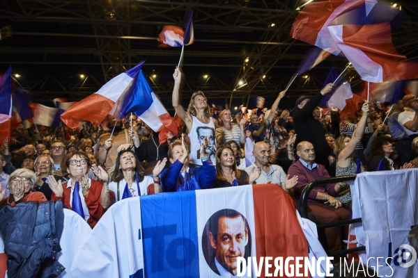 Meeting Nicolas Sarkozy au Zenith