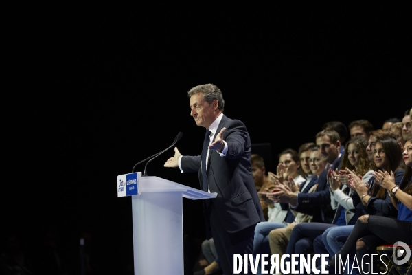 Meeting Nicolas Sarkozy au Zenith