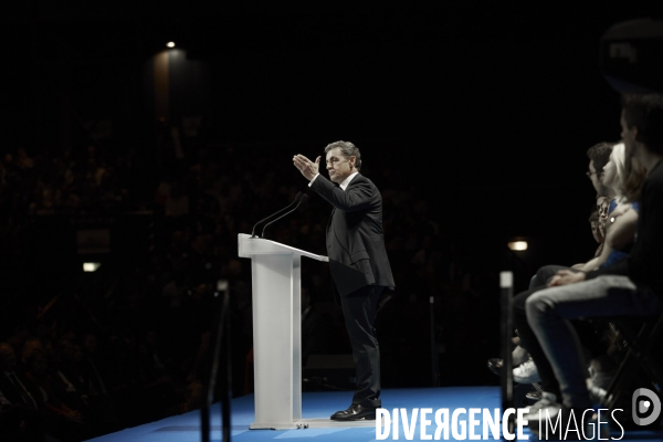 Meeting Nicolas Sarkozy au Zenith