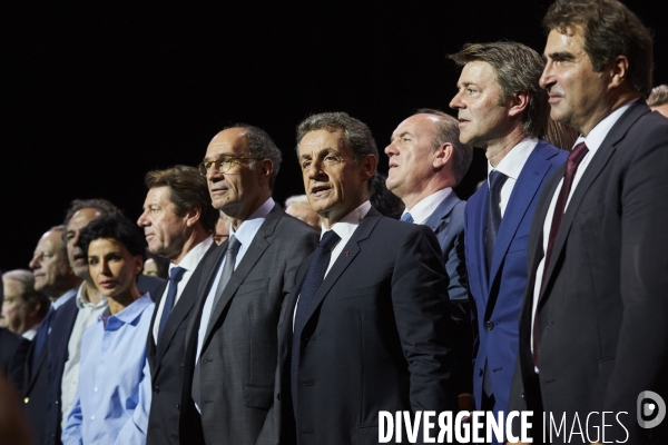 Meeting Nicolas Sarkozy au Zenith