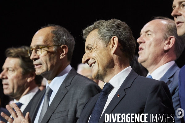 Meeting Nicolas Sarkozy au Zenith