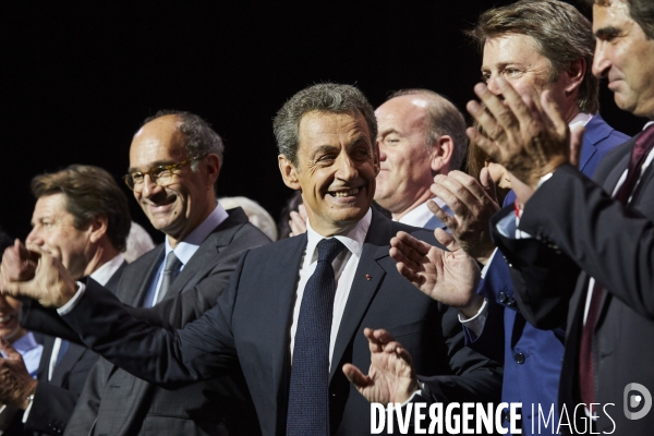 Meeting Nicolas Sarkozy au Zenith