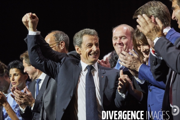 Meeting Nicolas Sarkozy au Zenith