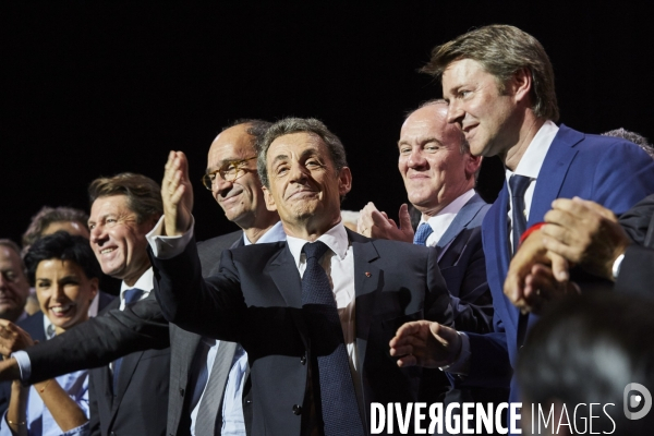 Meeting Nicolas Sarkozy au Zenith