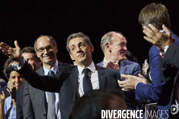 Meeting Nicolas Sarkozy au Zenith
