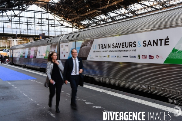 Train saveurs & santé. Inauguration