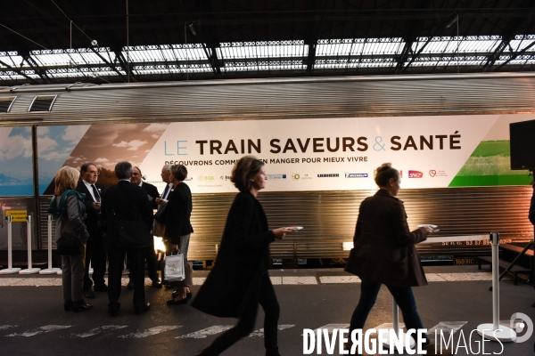 Train saveurs & santé. Inauguration