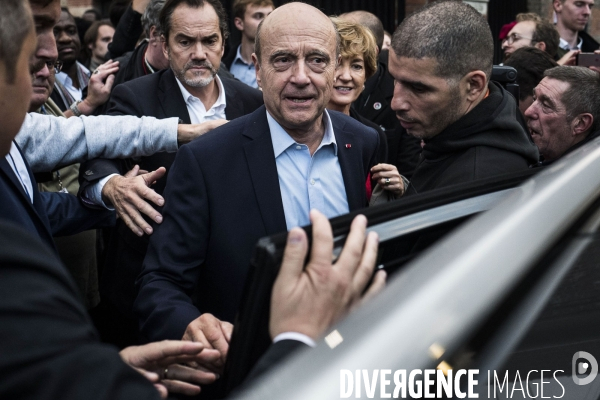 Meeting  jeunes  d Alain Juppé.