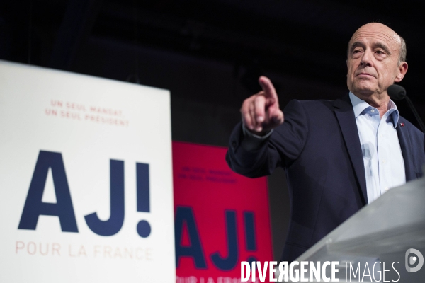 Meeting  jeunes  d Alain Juppé.